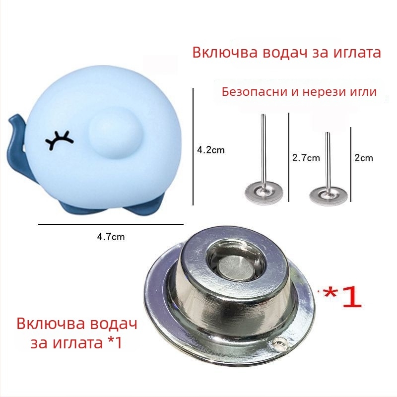 Магнитен фиксатор за завивки – без игла, антихлъзгащи бутони за чаршаф, пластмасов