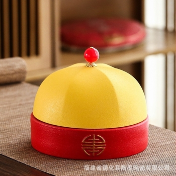 Керамичен пепелник с капак, ветроустойчив дизайн, голям капацитет, марка Taimo ceramics