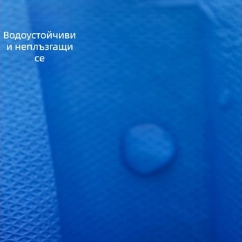 Xianzhibo еднократни CPE обувни покрития, половин покритие, прахоозащитни, опаковка 50 бр