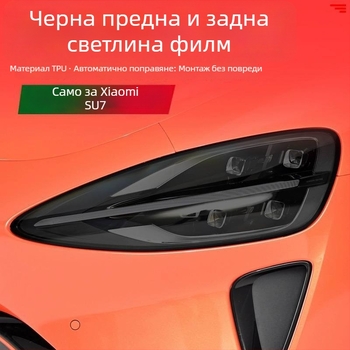 TPU филм за фарове и задни светлини за Xiaomi SU7-Ultre, с контрол на цвета чрез светлината