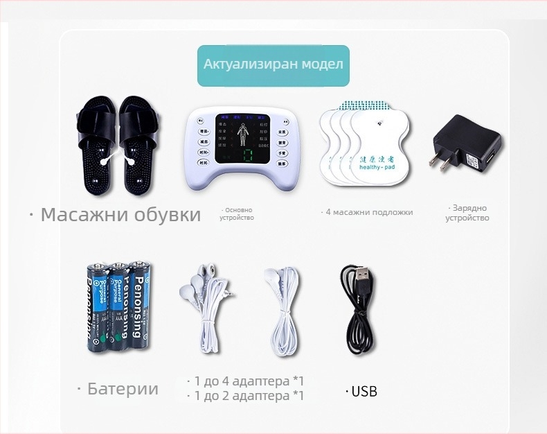 Дуално изходен меридианен електрически масажор с таймер, USB/батерия/AC захранване, модел YSL-066, пуснат през 2023 г.