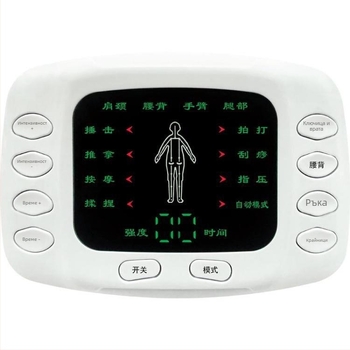 Меридиански масажор с двойно изход и дисплей, USB захранване, за талия, ханш, крака, гръб и стъпала, модел XTK-018