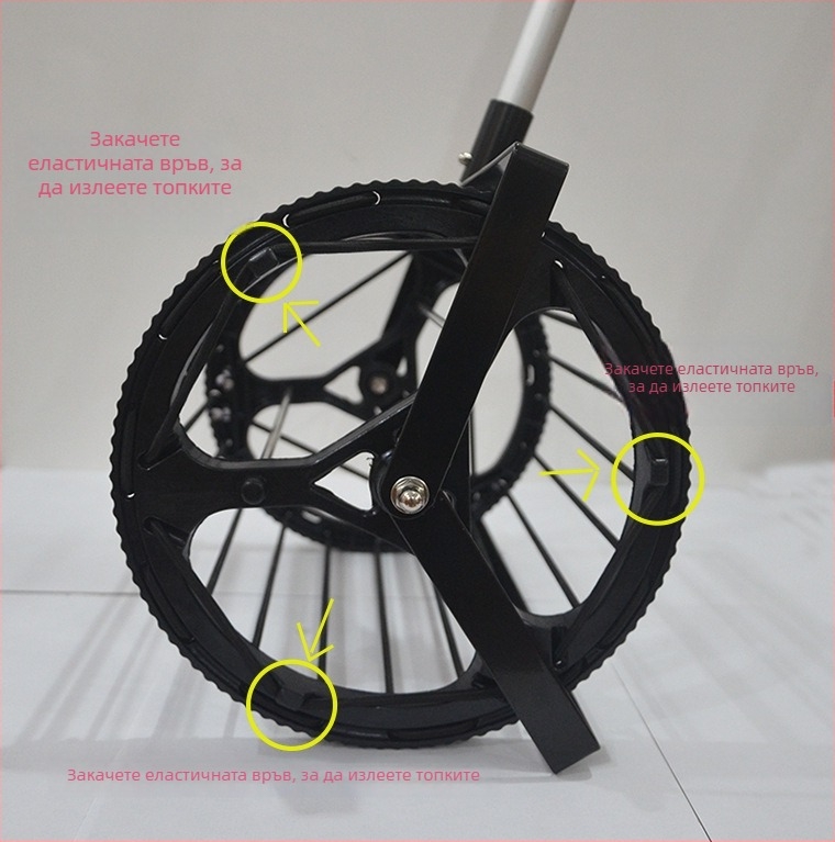 Уред за взимане на топки за тенис на маса, ролков тип с мрежеста рамка — найлон/полиестер, Eisenway, 1,35 кг