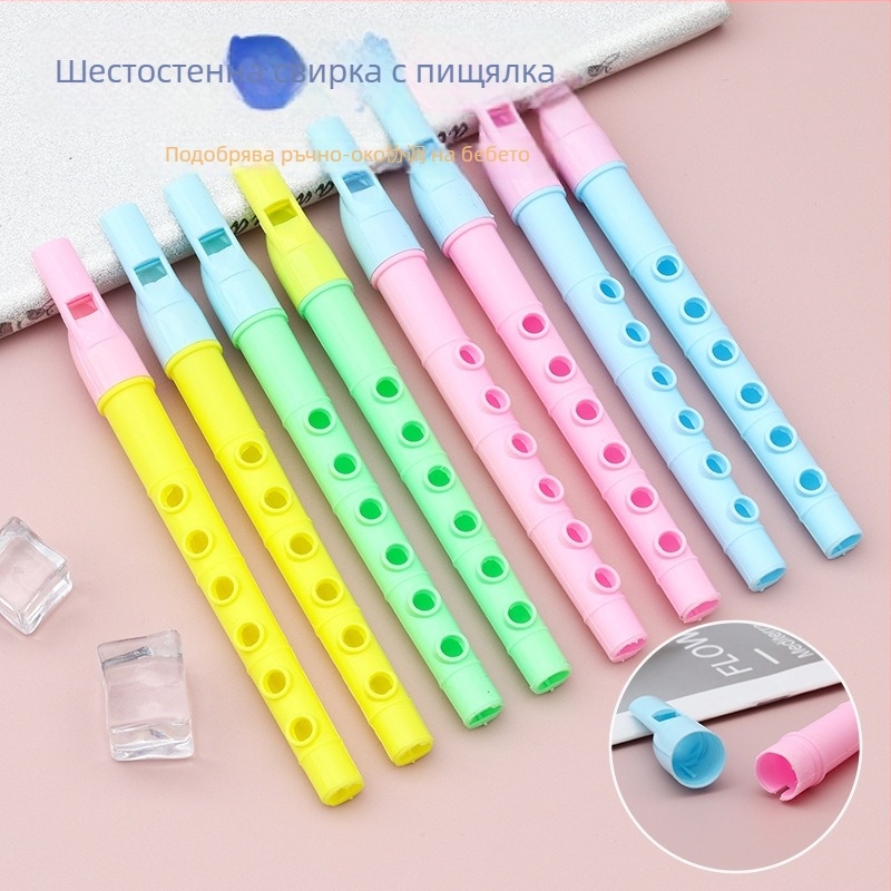 Детска пластмасова флейта-играчка за детска градина; учебен музикален инструмент; бизнес подарък и рекламни подаръци; без IP авторизация