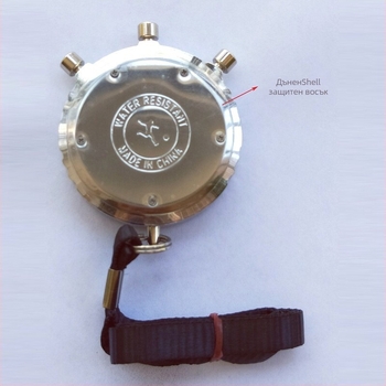 Електронен хронометър от неръждаема стомана, водоустойчив и нехлъзгащ се, без функция пауза