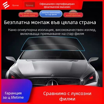 Nano ceramic membrane автомобилен филм – пълно покритие на цял автомобил, прозрачност 70–80%, UV защита над 90%