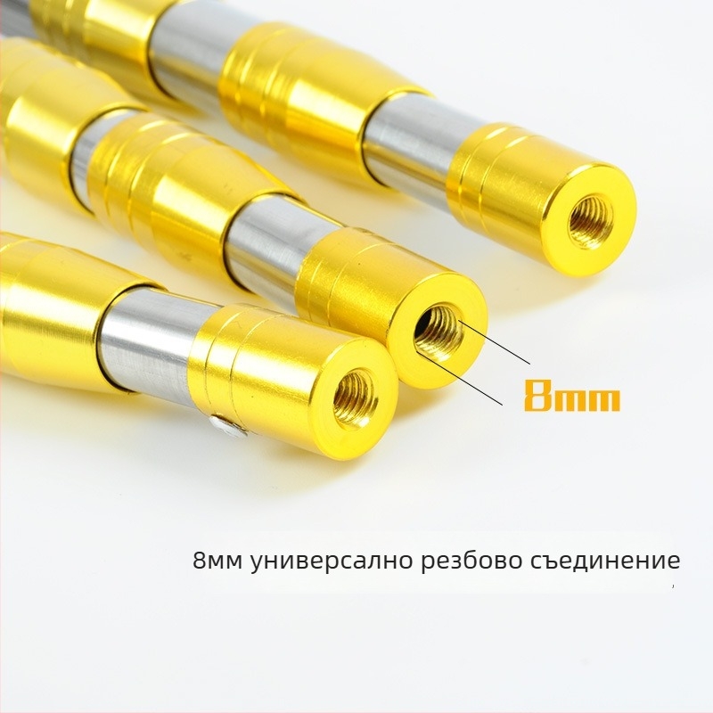 Неръждаема стомана Телескопична рибарска мрежа със сгъваща глава