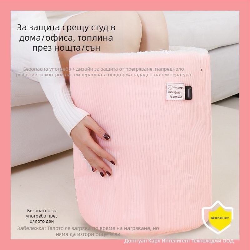 Домашни чехли за отопление с мултиоточково нагряване, унисекс, USB захранване, горна част и подметка от плат, марка Xiangfutang