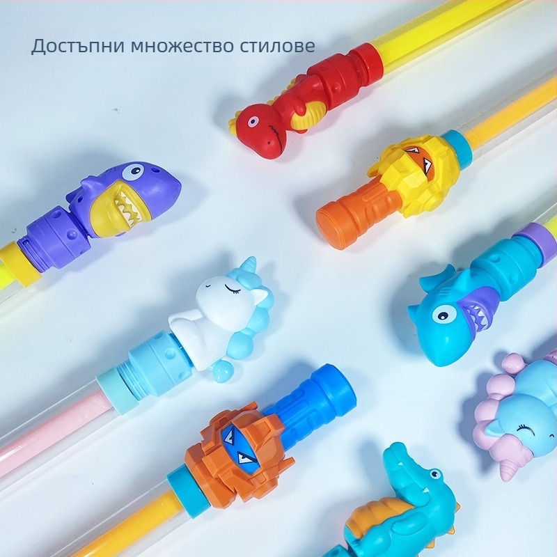 Детска водна пушка - интерактивна игра със водно пръскане, PVC, за възраст 15-35, водни играчки, опаковка OPP - (Материал: PVC; Функция: Пръскане на вода; Възраст: 15-35; Категория: водни играчки; Опаковка: OPP)