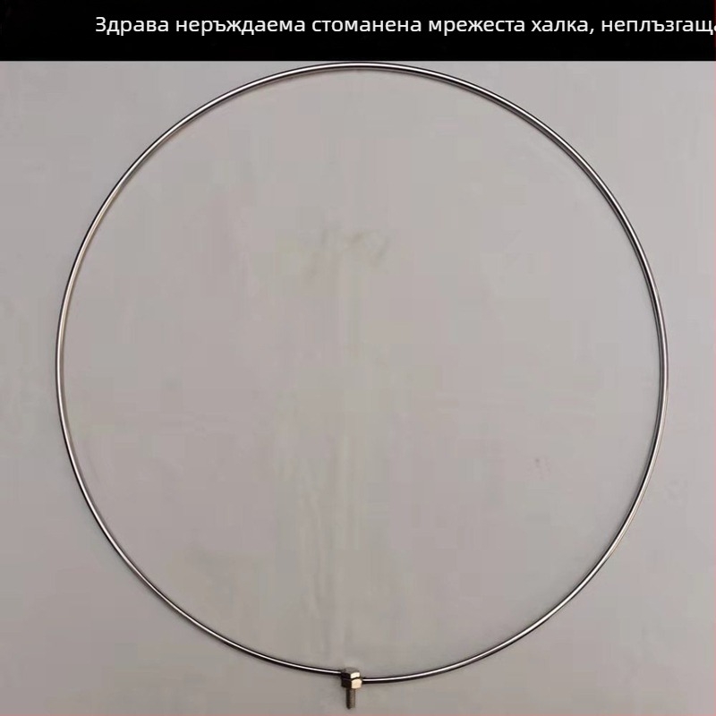 Сгъваема глава за риболовна мрежа от неръждаема стомана с пръстен – тежкотоварна мрежова част (Номер на продукта: Fishing Net Head; Материал на мрежата: Друг; Натоварване: Друг; Дълбочина: Друг)