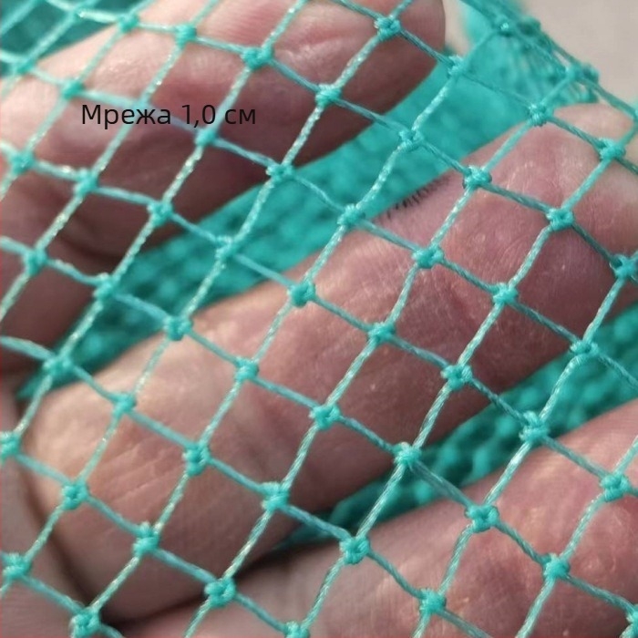 Солидна неръждаема стомана глава за риболовна мрежа с механизъм, мрежа от неръждаема стомана с гумено покритие, товаропоносимост 200 кг, дълбочина варира според диаметъра