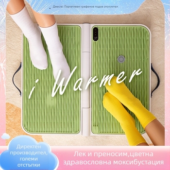 Jessga Нагревател за крака – под масата въздушен нагревател, Plug-in, 130W, 220V, механичен режим