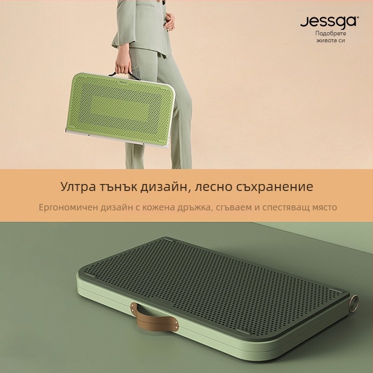 Jessga Нагревател за крака – под масата въздушен нагревател, Plug-in, 130W, 220V, механичен режим