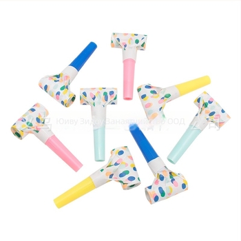 Драконов рог реквизит за аплодисменти — хартия, без лого, без персонализация