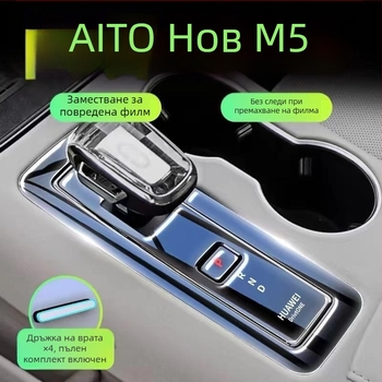 TPU филм за защита на интериора за Wenjie M5 централния контролен екран и навигационния екран (24 модела)