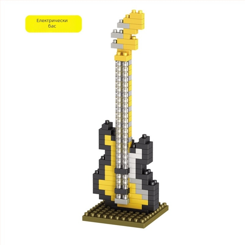 Лего-съвместими музикални блокове – пиано и китара, 100–200 части, ABS пластмаса, DIY, за деца 7–14 г