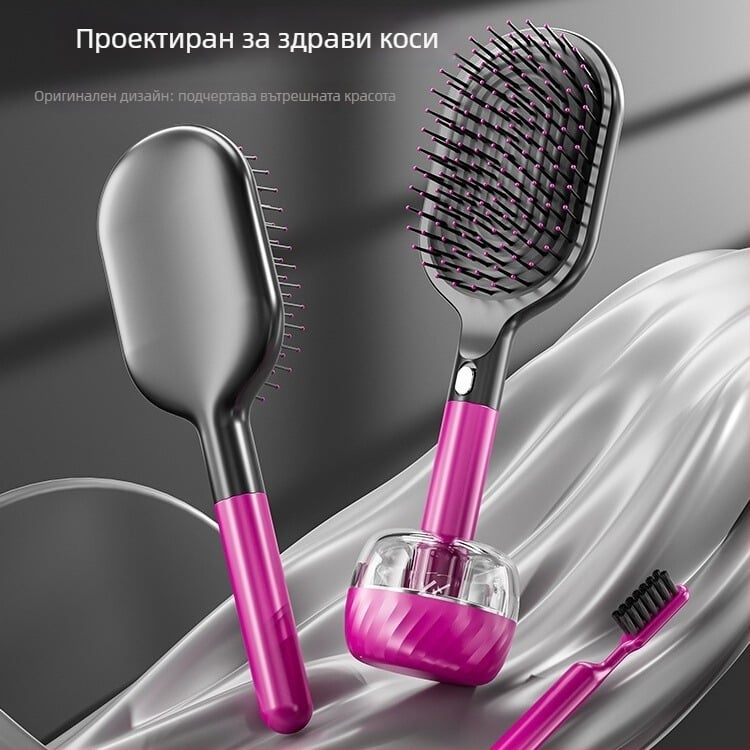 Дамска премиум четка за коса с въздушна възглавница, антистатична, масаж на скалпа, за домашна употреба