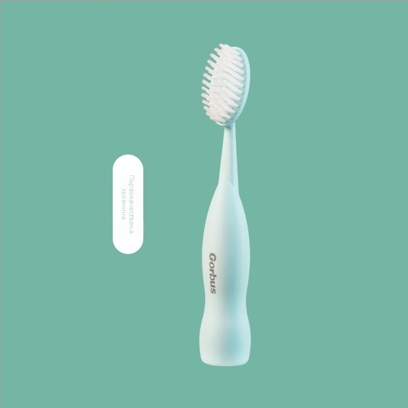 MY Четка за зъби с голяма глава, ултра-фини меки влакна, материал PP + царевично нишесте, за орална хигиена, срок на годност 36 месеца