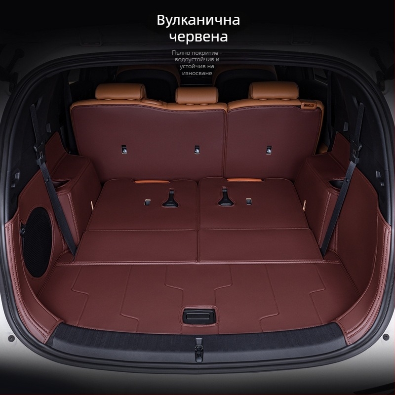 Стелка за багажник BYD Tang DMI, пълно покритие, 2024 Honor версия, 7-местен Tang EV; материал: TPE+XPE, противохлъзгащо покритие; код на продукта: 71004; първокласно качество; персонализация.
