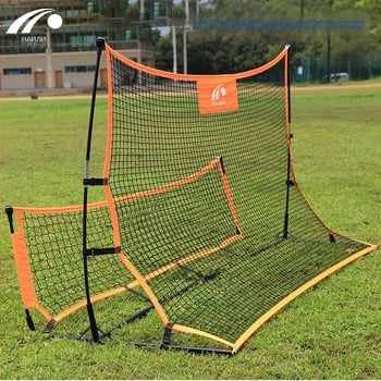 Футболна мрежа за тренировка с отскок - преносима, Oxford плат, Nai Force тренировъчни помагала за футбол