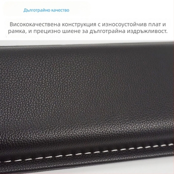 Подложка за китката за механична клавиатура с паметна пяна и кожена повърхност, съвместима с клавиатури 87–108 клавиша, тегло 150 g, износоустойчива