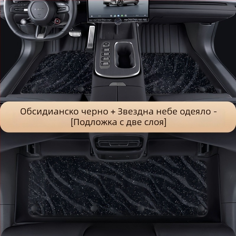 Tesla Model 3 и Model Y – пълно покритие ТПЕ автомобилни подови мати, дебелина 3,5 мм, тегло 6 кг, латексни подложки за крака