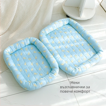 Котешки охлаждащ мат — Ice Silk, лятно гнездо, платнено спално легло