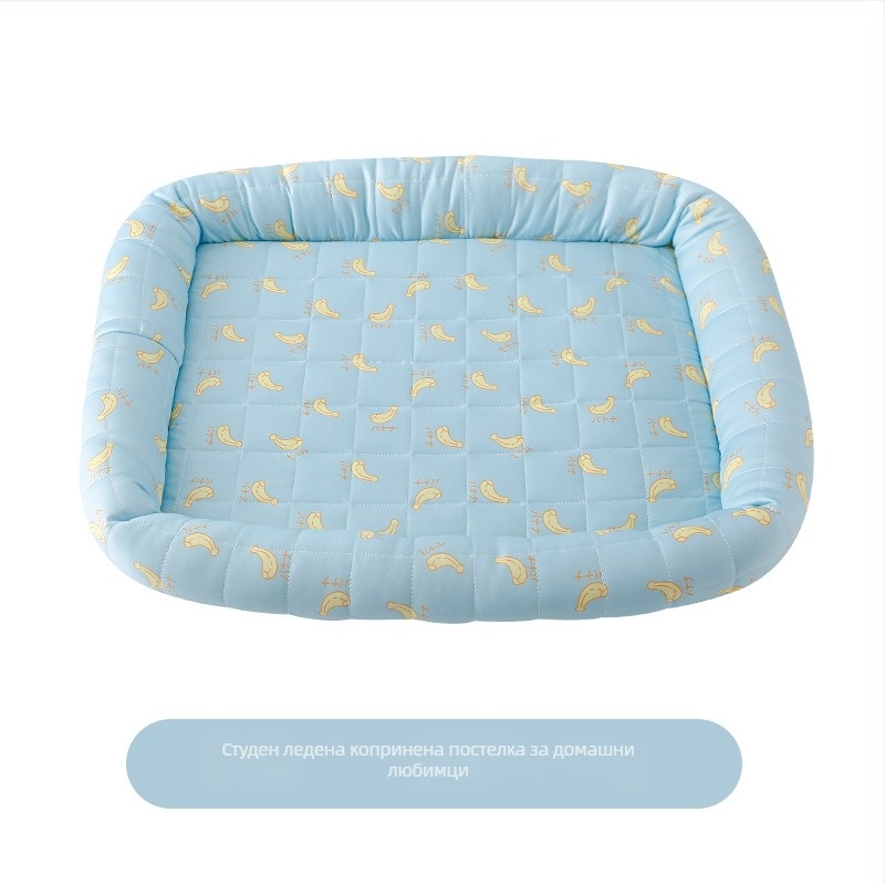 Котешки охлаждащ мат — Ice Silk, лятно гнездо, платнено спално легло