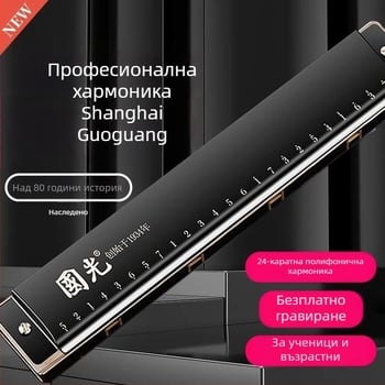 Guoguang GG24 полифонична хармоника, 24 дупки