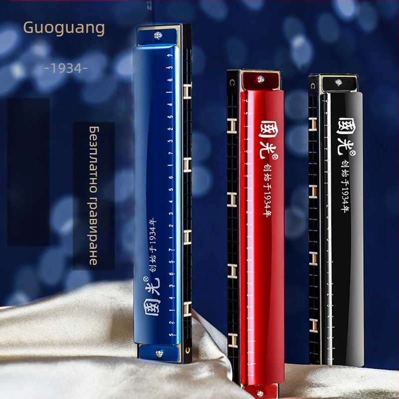 Guoguang GG24 полифонична хармоника, 24 дупки