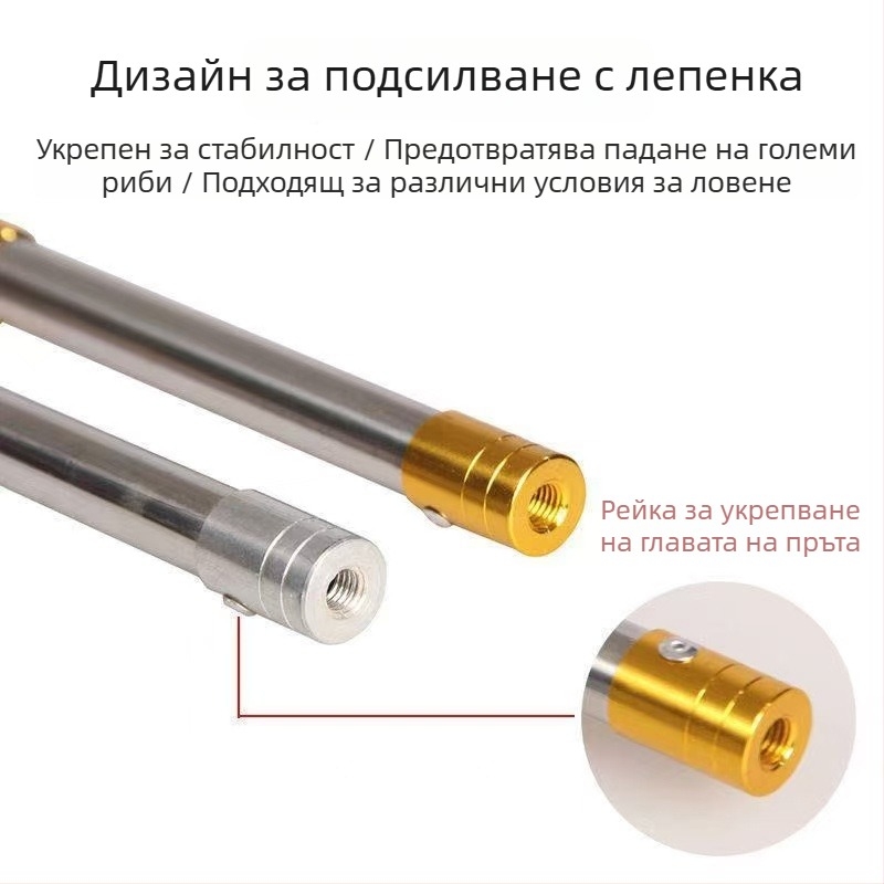 Телескопична пръчка; удебелена конструкция; неръждаема стомана; регулируема; многофункционална