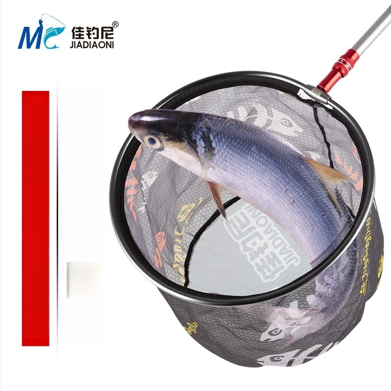 Риболовна мрежа за улов с интегрирана алуминиева рамка, устойчива на надраскване фина мрежа — Jiajiaoni