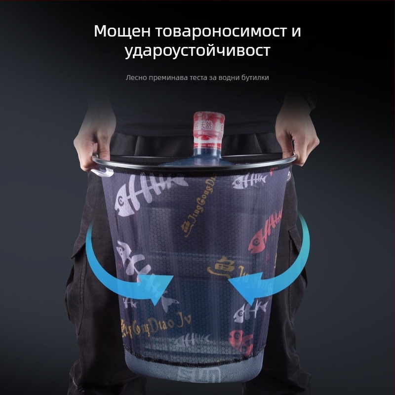 Риболовна мрежа за улов с интегрирана алуминиева рамка, устойчива на надраскване фина мрежа — Jiajiaoni