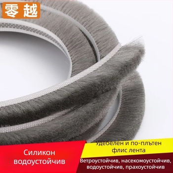 Уплътнител за врати и прозорци от алуминиева сплав – тип слот, с силиконово покритие отгоре, водоустойчив, прахоустойчив, против насекоми и ветроустойчив, модерен минималистичен стил, марка Zero Crossing