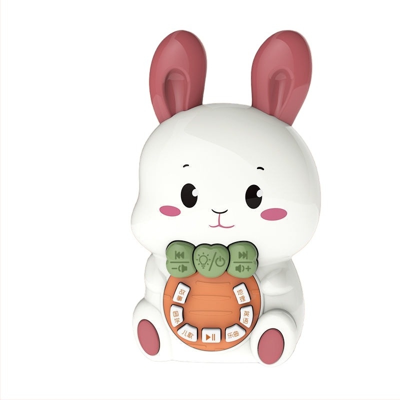 Образователна машина за истории и музика за бебета — батерийно захранване, пластмасов корпус, без памет, подходяща за 0–3 години