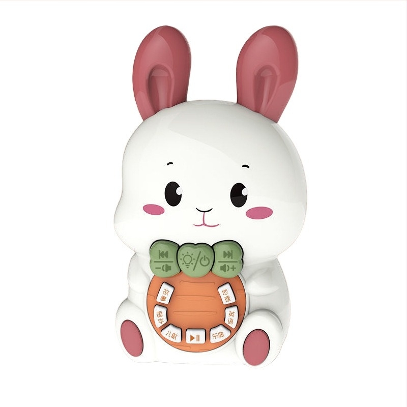 Образователна машина за истории и музика за бебета — батерийно захранване, пластмасов корпус, без памет, подходяща за 0–3 години
