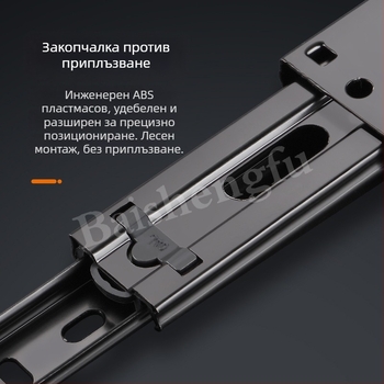 Релса за чекмедже за издърпване, студено валцована стомана, електропокритие, Bai shengfu, стил лек лукс