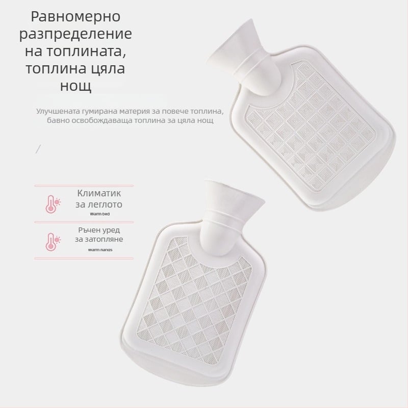 Бутилка за гореща вода за корем, капацитет 350 ml, нагряване чрез водно инжектиране, тегло с опаковката 50, кутия 50 броя