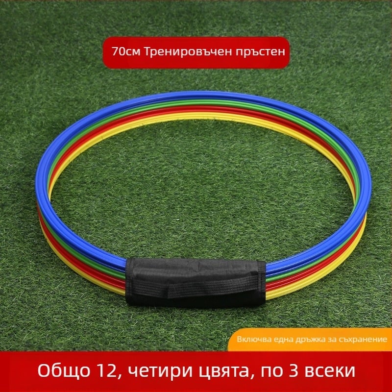 Футболен тренировъчен пръстен — PP материал, марка Nili, произход Zhejiang, тренировъчен помощник, подходящ за футбол