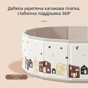 Космически комплект за пясък за вътрешна употреба, не токсичен, пясъчен басейн с ограждение за топки, за деца 0–3 г., марка Summer Flower