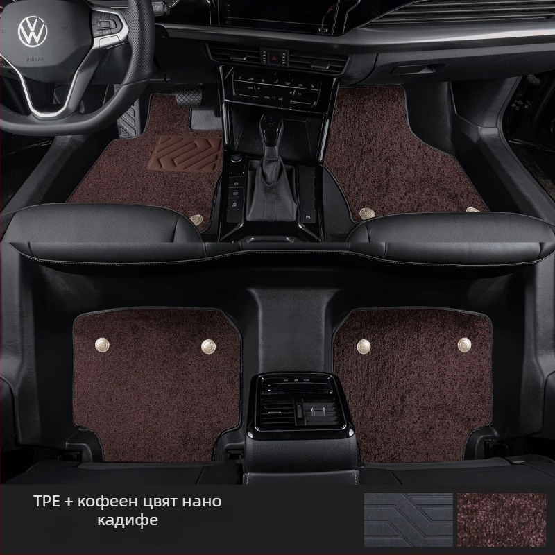 Пасат 2025 - комплект подложки за пода с прагове, специално за петместна конфигурация, печат на лого, код на продукта 6823H886815Z14