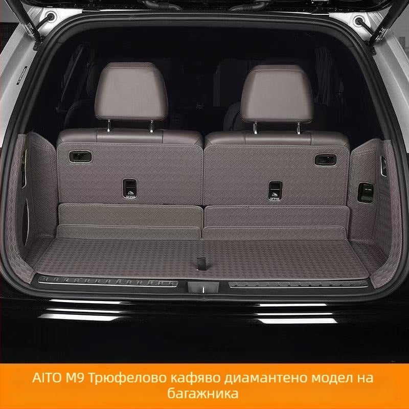 Кожена подложка за багажника Wenjie M9 със пълно покритие