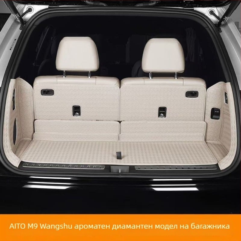 Кожена подложка за багажника Wenjie M9 със пълно покритие