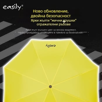 Детски чадър с дълга дръжка и карикатурен дизайн, 8 ребра, полиестерна тъкан 210T, стоманен прът, пластмасова дръжка, ръчно отваряне/закриване, печат на лого, персонализиране