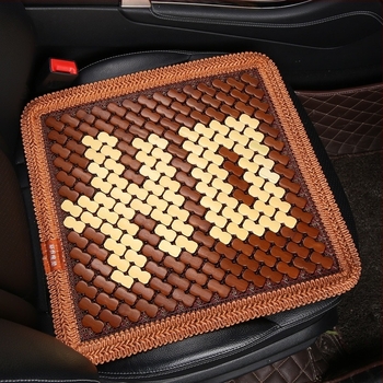 Автомобилна седалкова подложка – охлаждаща и дишаща, от бамбукови чипове, монолитна едноблокова конструкция, за кола и офис стол