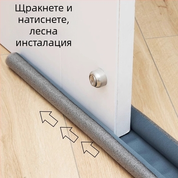 Уплътнителна лента за пролука на врата – ветроустойчива, водоустойчива и шумоизолираща