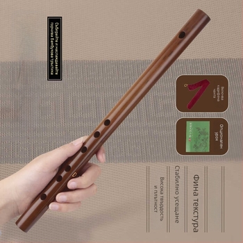 Пиколо флейта, бамбуков корпус, модел 200, за начинаещи, идва с фланелена чанта.