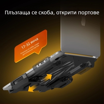 Стойка за лаптоп и_monitor with двойни екрани и висящ поднос — двуфункционална повдигаща база, студено валцована стомана, модел Tp0071