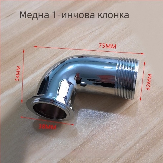 Бронзов ръчно забавящ клапан с ръкохватка — четирипосочен бутон за промиване, аксесоари за тоалетния клапан, модел 00-18, марка Soup Button