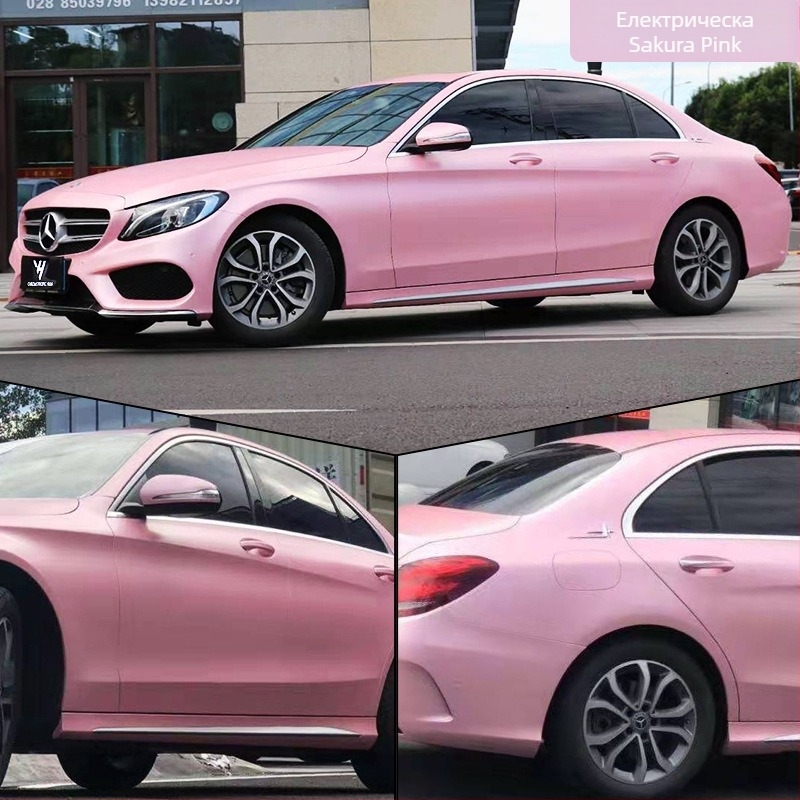 Автомобилен стикер за каросерия, електрооптичен метален филм за промяна на цвета, пълна обвивка на автомобила, персонализируем, самозалепващ филм